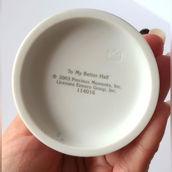 Vintage 2000 Precious Moments Boy Cookie Better Half Collectible Figurine - Picture 6 of 6